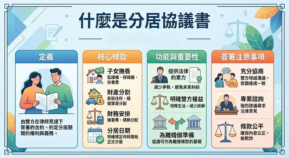 什麼是分居協議書