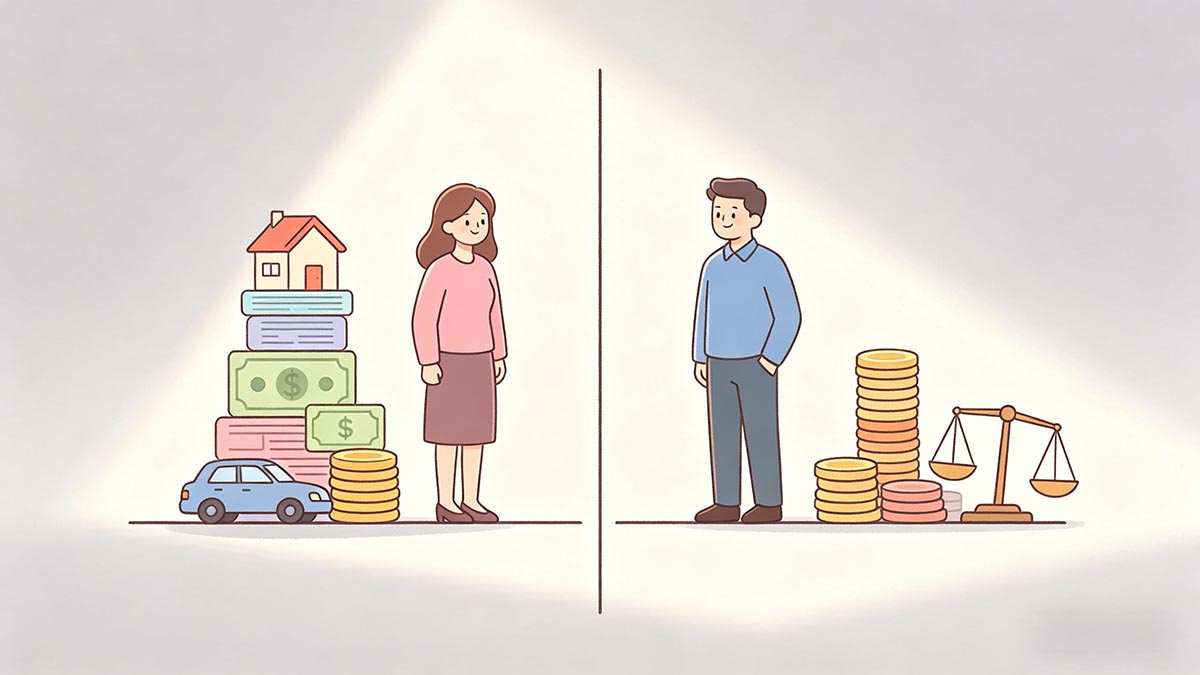 離婚財產分配比例是怎樣決定